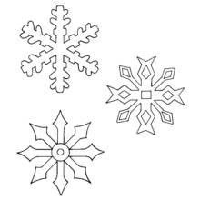 Dessin à colorier: Flocon de Neige (Nature et saisons) #160503 - Coloriages à Imprimer Gratuits