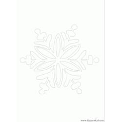 Dessin à colorier: Flocon de Neige (Nature et saisons) #160509 - Coloriages à Imprimer Gratuits