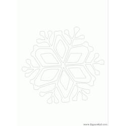 Dessin à colorier: Flocon de Neige (Nature et saisons) #160518 - Coloriages à Imprimer Gratuits