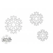 Dessin à colorier: Flocon de Neige (Nature et saisons) #160534 - Coloriages à Imprimer Gratuits