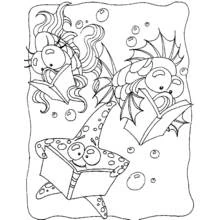 Dessin à colorier: Fond Marin (Nature et saisons) #160120 - Coloriages à Imprimer Gratuits