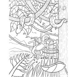 Dessin à colorier: Forêt (Nature et saisons) #157105 - Coloriages à Imprimer Gratuits