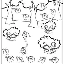 Dessin à colorier: Forêt (Nature et saisons) #157124 - Coloriages à Imprimer Gratuits