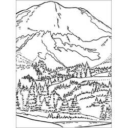 Dessin à colorier: Forêt (Nature et saisons) #191246 - Coloriages à Imprimer Gratuits