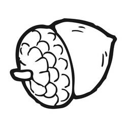 Dessin à colorier: Gland (Nature et saisons) #218508 - Coloriages à Imprimer Gratuits