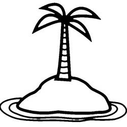 Dessins à colorier: Île - Coloriages à Imprimer Gratuits