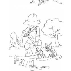 Dessin à colorier: Jardin (Nature et saisons) #166342 - Coloriages à Imprimer Gratuits