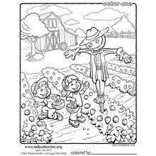 Dessin à colorier: Jardin (Nature et saisons) #166348 - Coloriages à Imprimer Gratuits
