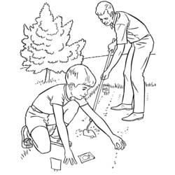 Dessin à colorier: Jardin (Nature et saisons) #166388 - Coloriages à Imprimer Gratuits
