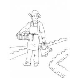 Dessin à colorier: Jardin (Nature et saisons) #166408 - Coloriages à Imprimer Gratuits