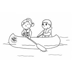 Dessin à colorier: Lac (Nature et saisons) #166074 - Coloriages à Imprimer Gratuits