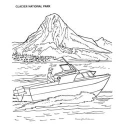 Dessin à colorier: Lac (Nature et saisons) #166141 - Coloriages à Imprimer Gratuits