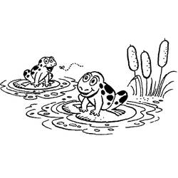 Dessin à colorier: Lac (Nature et saisons) #166199 - Coloriages à Imprimer Gratuits