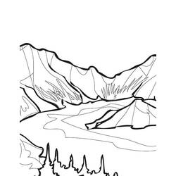 Coloriage Lac (Nature et saisons) #207355 à imprimer et colorier