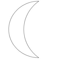 Dessin à colorier: Lune (Nature et saisons) #155656 - Coloriages à Imprimer Gratuits