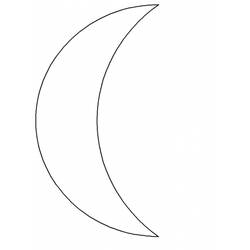 Dessin à colorier: Lune (Nature et saisons) #155685 - Coloriages à Imprimer Gratuits
