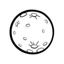 Coloriage Lune (Nature et saisons) #188755 à imprimer et colorier