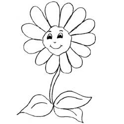 Dessin à colorier: Marguerite (Nature et saisons) #161373 - Coloriages à Imprimer Gratuits