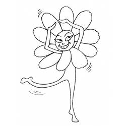 Dessin à colorier: Marguerite (Nature et saisons) #161400 - Coloriages à Imprimer Gratuits