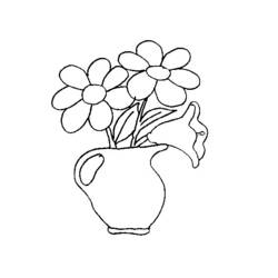 Dessin à colorier: Marguerite (Nature et saisons) #161427 - Coloriages à Imprimer Gratuits
