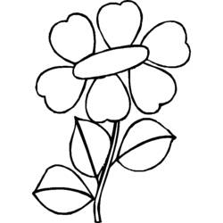 Dessin à colorier: Marguerite (Nature et saisons) #161563 - Coloriages à Imprimer Gratuits