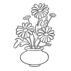 Dessin à colorier: Marguerite (Nature et saisons) #176533 - Coloriages à Imprimer Gratuits