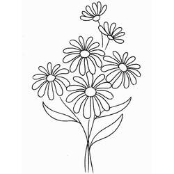 Dessin à colorier: Marguerite (Nature et saisons) #176539 - Coloriages à Imprimer Gratuits