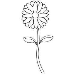 Dessin à colorier: Marguerite (Nature et saisons) #176541 - Coloriages à Imprimer Gratuits