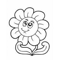 Dessin à colorier: Marguerite (Nature et saisons) #176543 - Coloriages à Imprimer Gratuits