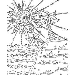 Dessin à colorier: Mer (Nature et saisons) #193481 - Coloriages à Imprimer Gratuits