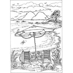 Dessin à colorier: Mer (Nature et saisons) #193482 - Coloriages à Imprimer Gratuits