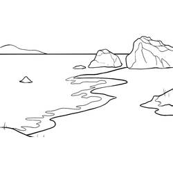 Dessin à colorier: Mer (Nature et saisons) #193483 - Coloriages à Imprimer Gratuits