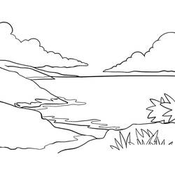 Dessin à colorier: Mer (Nature et saisons) #193484 - Coloriages à Imprimer Gratuits
