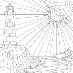 Dessin à colorier: Mer (Nature et saisons) #193490 - Coloriages à Imprimer Gratuits