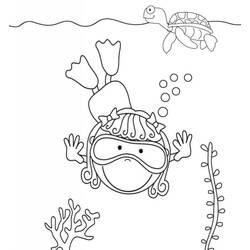 Dessin à colorier: Mer (Nature et saisons) #193496 - Coloriages à Imprimer Gratuits