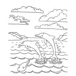 Dessin à colorier: Mer (Nature et saisons) #193507 - Coloriages à Imprimer Gratuits