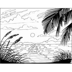 Dessin à colorier: Mer (Nature et saisons) #193513 - Coloriages à Imprimer Gratuits
