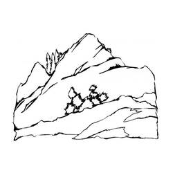 Dessin à colorier: Montagne (Nature et saisons) #156471 - Coloriages à Imprimer Gratuits