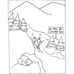 Dessin à colorier: Montagne (Nature et saisons) #156472 - Coloriages à Imprimer Gratuits