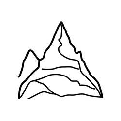 Dessin à colorier: Montagne (Nature et saisons) #156481 - Coloriages à Imprimer Gratuits