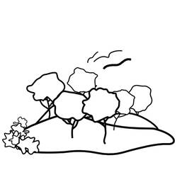 Dessin à colorier: Montagne (Nature et saisons) #156508 - Coloriages à Imprimer Gratuits