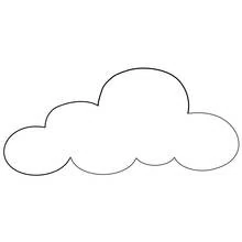 Dessin à colorier: Nuage (Nature et saisons) #157308 - Coloriages à Imprimer Gratuits