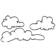 Dessin à colorier: Nuage (Nature et saisons) #157323 - Coloriages à Imprimer Gratuits