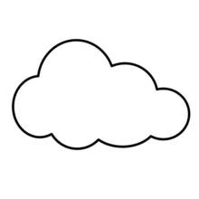 Dessin à colorier: Nuage (Nature et saisons) #157326 - Coloriages à Imprimer Gratuits