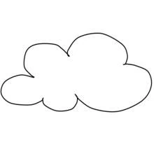 Dessin à colorier: Nuage (Nature et saisons) #157327 - Coloriages à Imprimer Gratuits