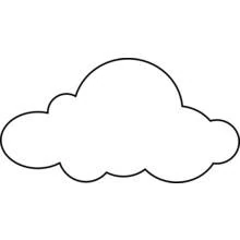 Dessin à colorier: Nuage (Nature et saisons) #157330 - Coloriages à Imprimer Gratuits