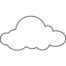 Dessin à colorier: Nuage (Nature et saisons) #157342 - Coloriages à Imprimer Gratuits