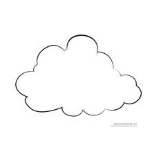 Dessin à colorier: Nuage (Nature et saisons) #157356 - Coloriages à Imprimer Gratuits