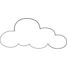 Dessin à colorier: Nuage (Nature et saisons) #157432 - Coloriages à Imprimer Gratuits