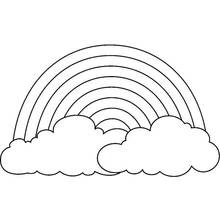 Dessin à colorier: Nuage (Nature et saisons) #157440 - Coloriages à Imprimer Gratuits